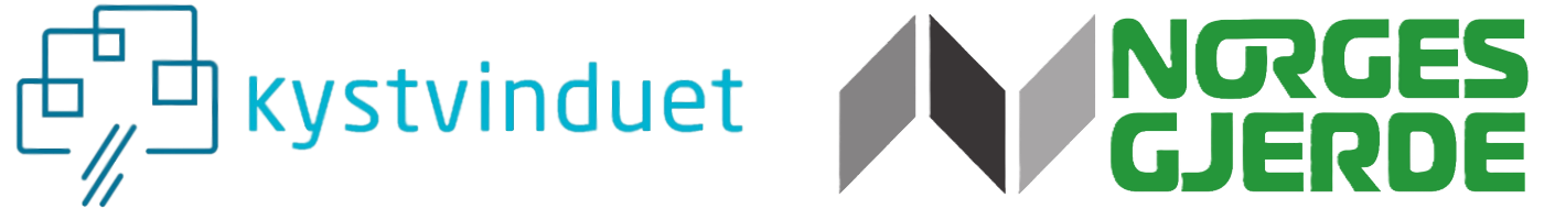 Combined Kystvinduet and Norgesgjerde logo.